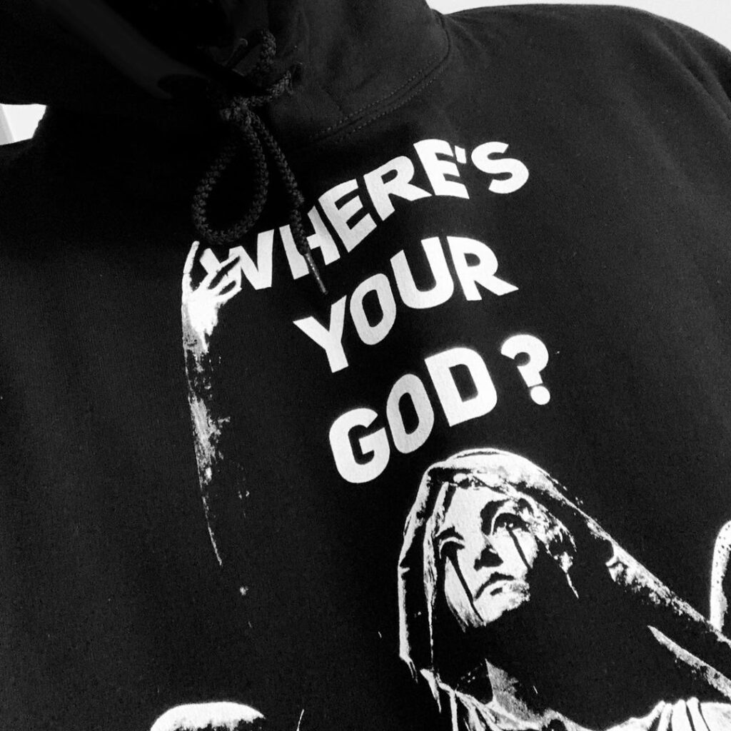 Wheres your god hoodie